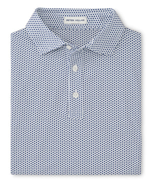 Peter Millar Short Sleeve Turtle Performance Print Polo Shirt