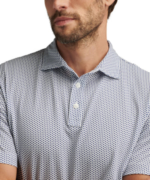 Peter Millar Short Sleeve Turtle Performance Print Polo Shirt