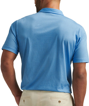 Peter Millar Short Sleeve Turtle Performance Print Polo Shirt