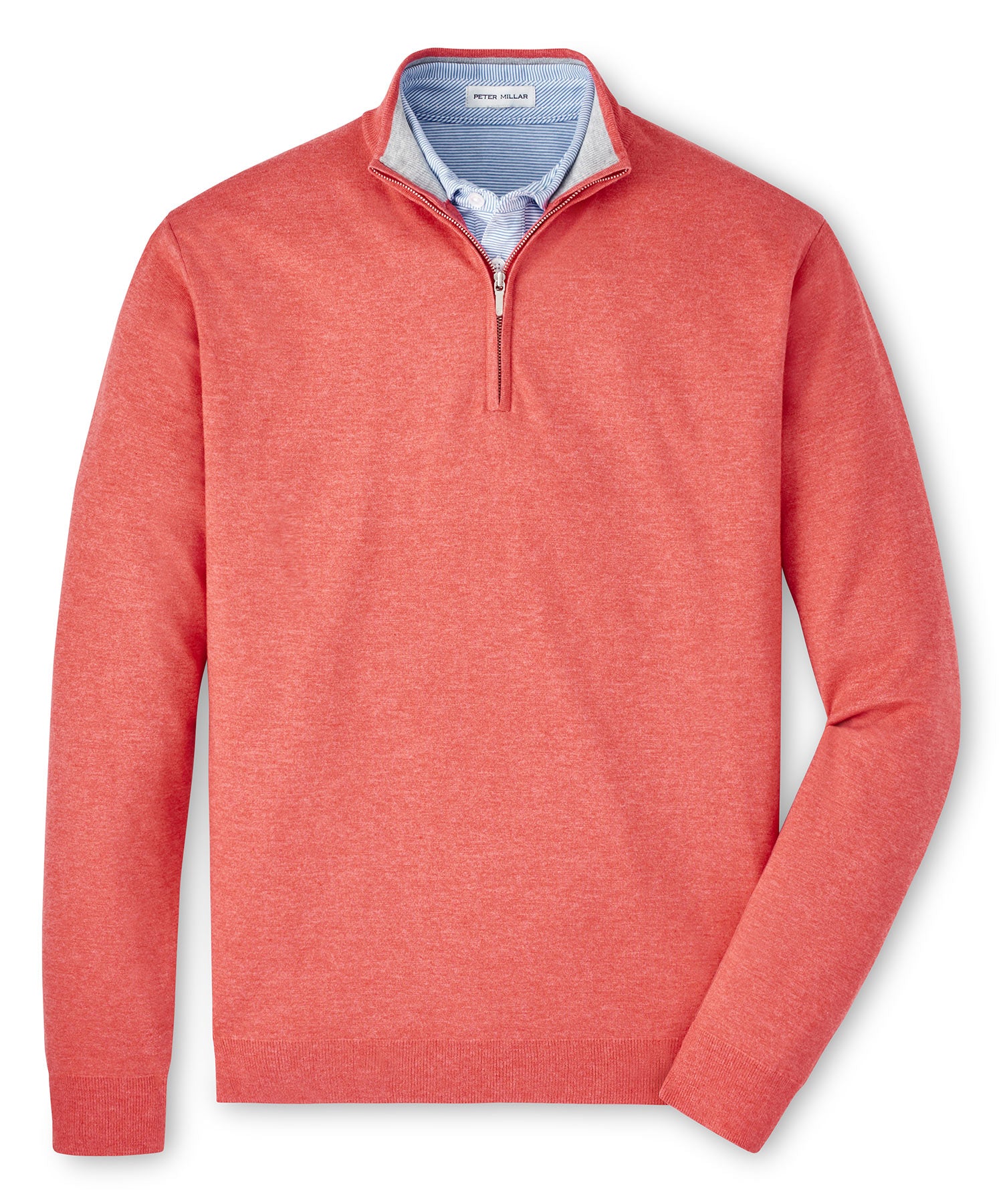 Peter Millar Coolspun Cotton Quarter Zip Sweater