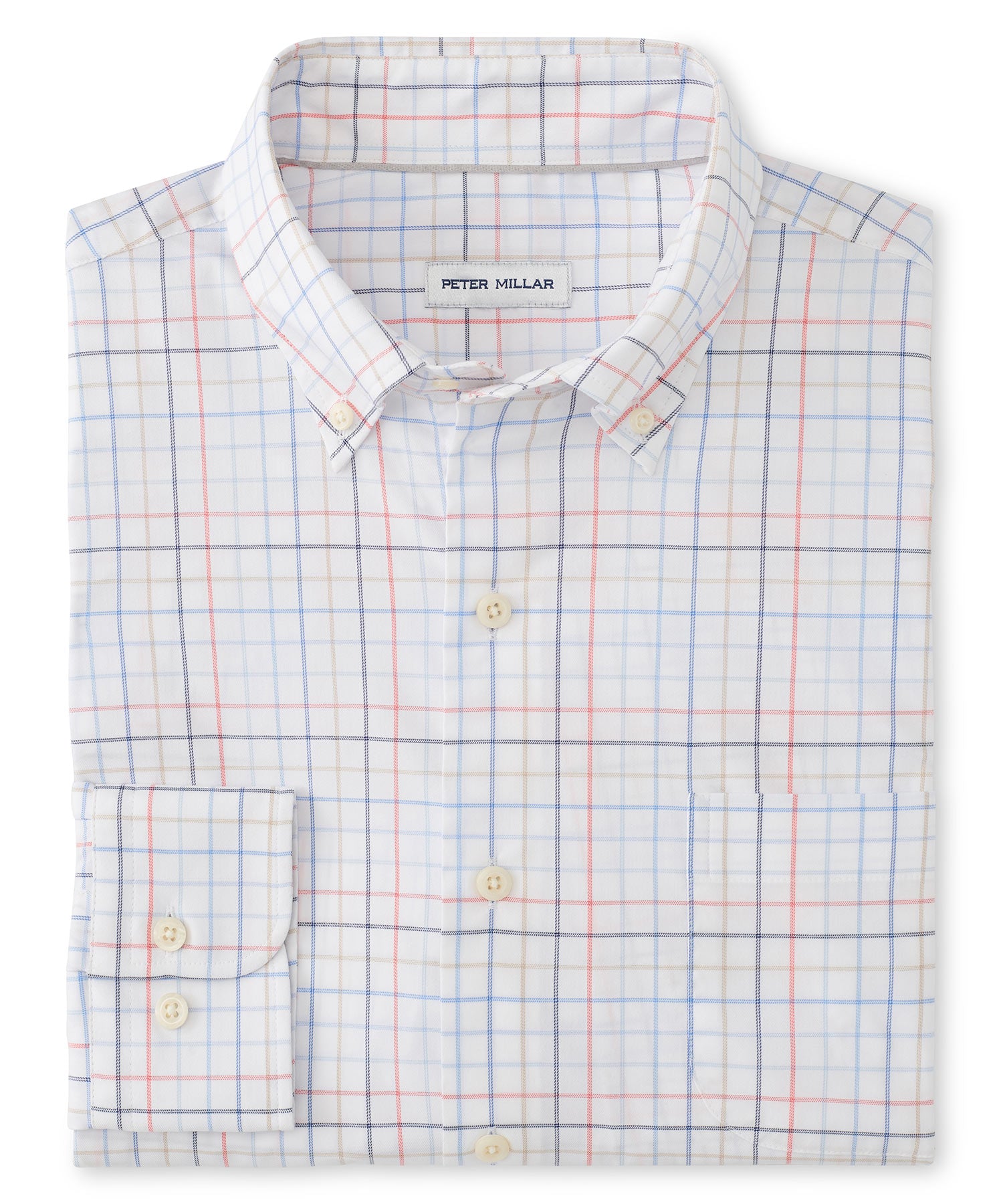 Peter Millar Long Sleeve Button Down Collar 'Allen' Sport Shirt