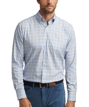 Peter Millar Long Sleeve Button Down Collar Calgary Sport Shirt