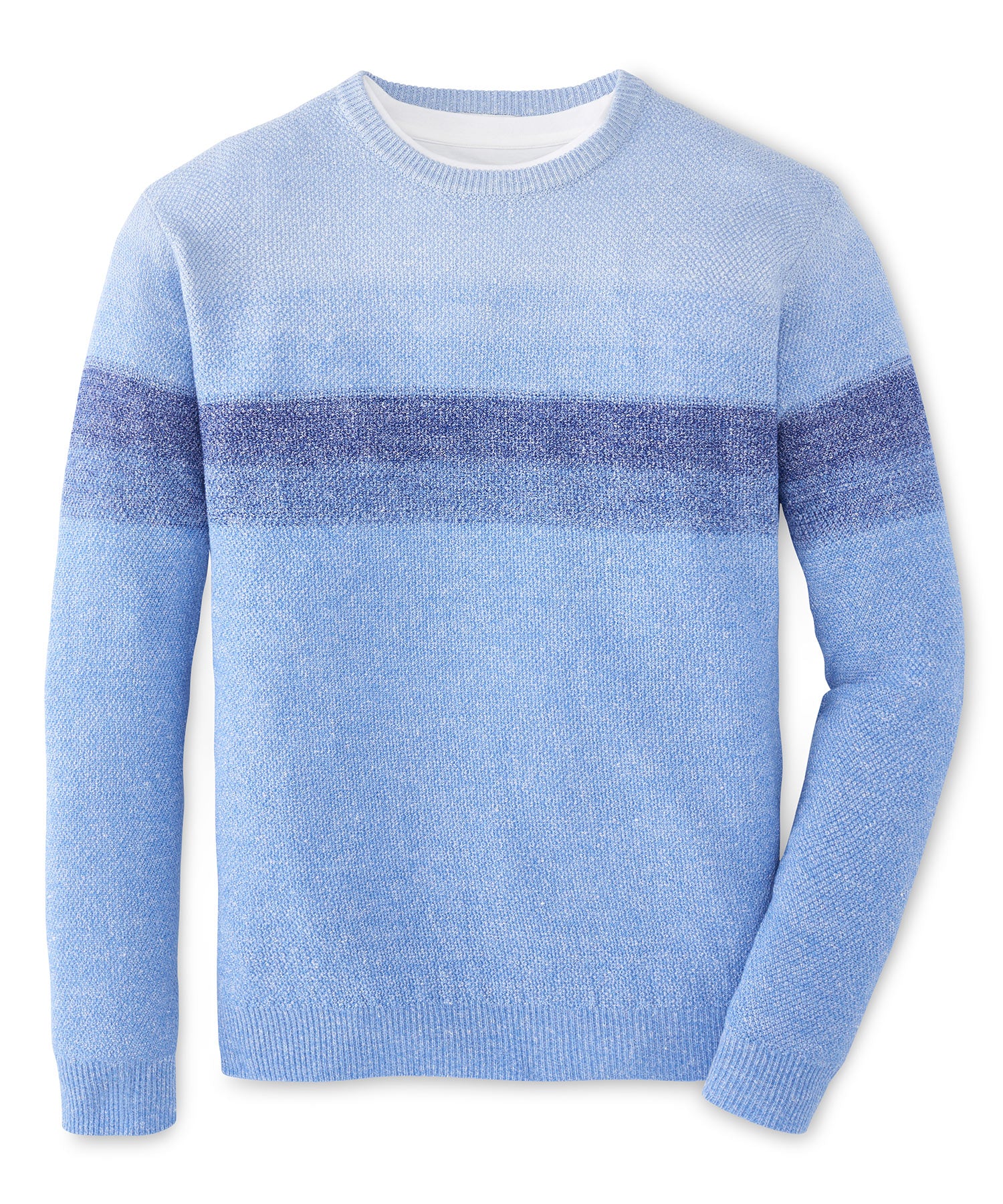 Peter Millar Sanbourne Striped Crew Neck Sweater