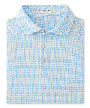 Peter Millar Short Sleeve Vega Performance Print Polo Shirt