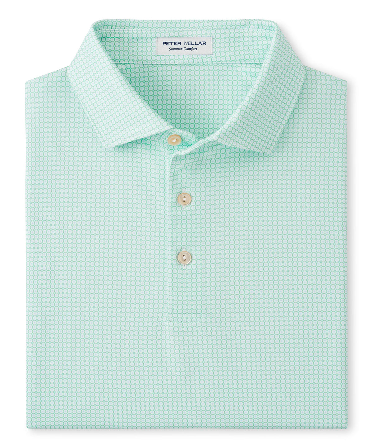 Peter Millar Short Sleeve Orbit Performance Print Polo Shirt, Men's Big & Tall