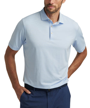 Peter Millar Short Sleeve Highlands Stripe Polo Knit Shirt