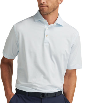 Peter Millar Short Sleeve Highlands Stripe Polo Knit Shirt