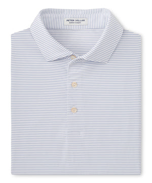 Peter Millar Short Sleeve Highlands Stripe Polo Knit Shirt