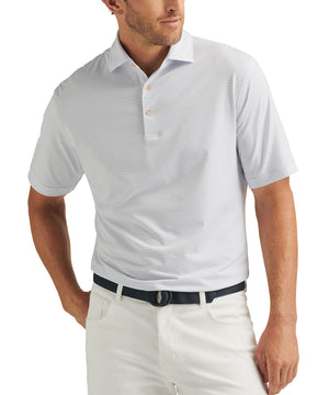 Peter Millar Short Sleeve Highlands Stripe Polo Knit Shirt