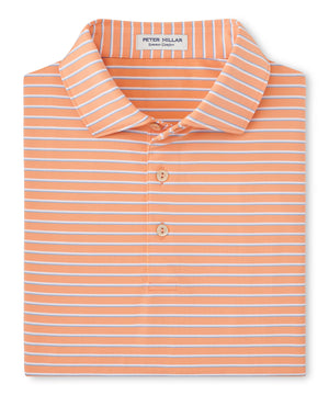 Peter Millar Short Sleeve Dunnes Stripe Polo Knit Shirt