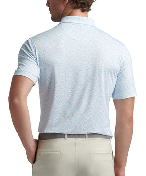 Peter Millar Short Sleeve Island Jammin' Performance Print Polo Knit Shirt