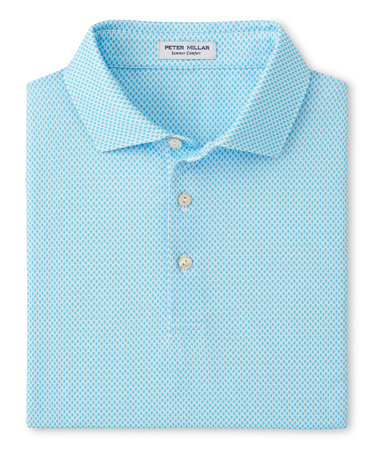 Peter Millar Shirt Sleeve City Of Oaks Performance Print Polo Knit Shirt, Men's Big & Tall