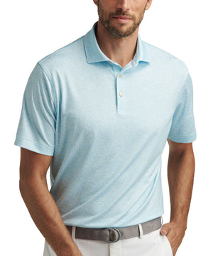 Peter Millar Shirt Sleeve Mezcal Performance Print Polo Knit Shirt