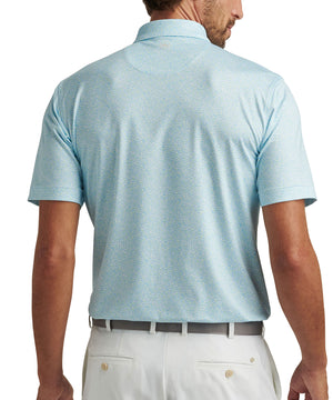 Peter Millar Shirt Sleeve Mezcal Performance Print Polo Knit Shirt