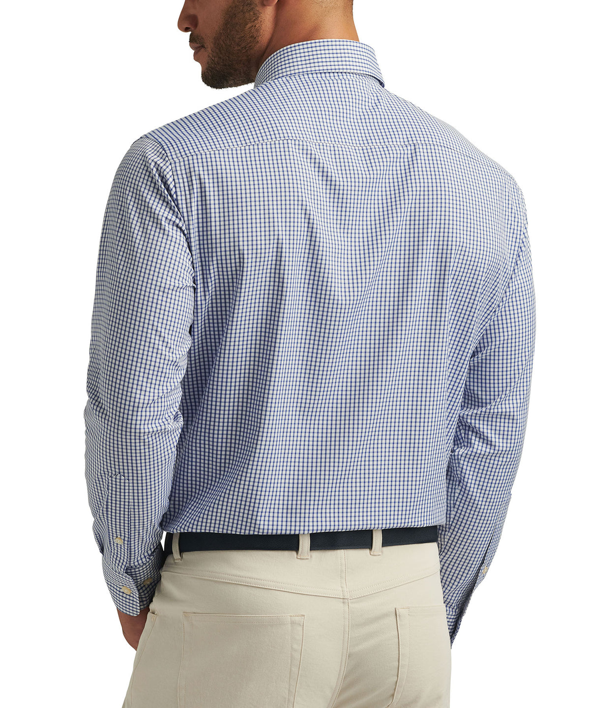 Peter Millar Long Sleeve Derwent Sport Shirt, Men's Big & Tall