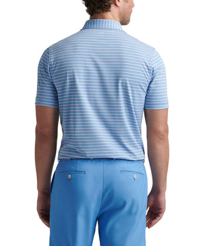 Peter Millar Short Sleeve Avent Stripe Polo Knit Shirt