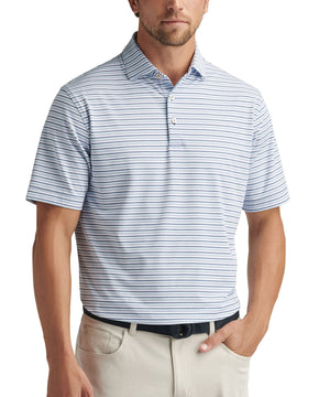 Peter Millar Short Sleeve Avent Stripe Polo Knit Shirt