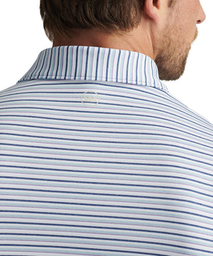 Peter Millar Short Sleeve Avent Stripe Polo Knit Shirt