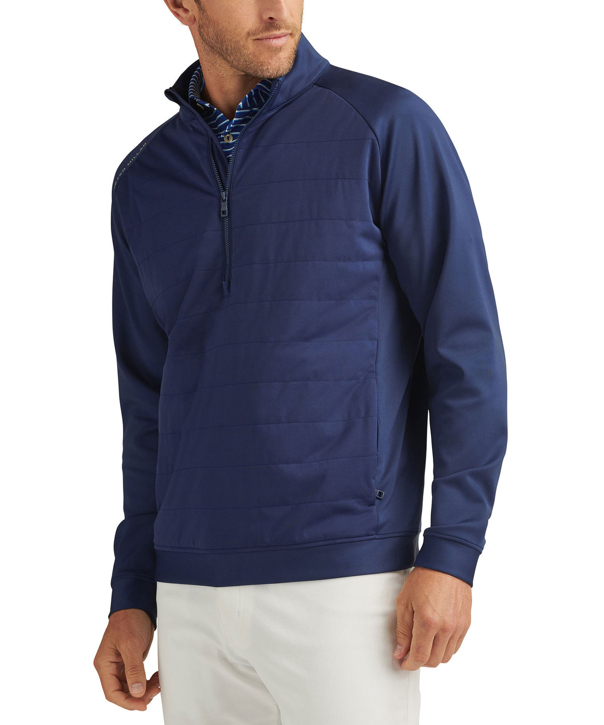 Peter Millar Weld Hybrid Half Zip Pullover, Men's Big & Tall