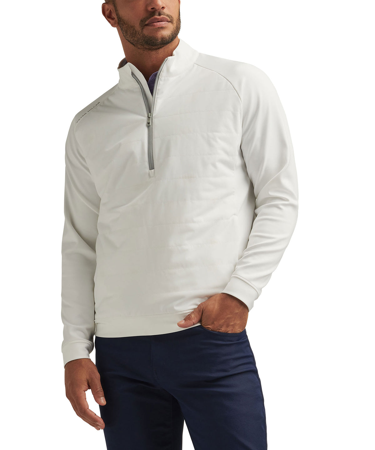 Peter Millar Weld Hybrid Half Zip Pullover, Men's Big & Tall