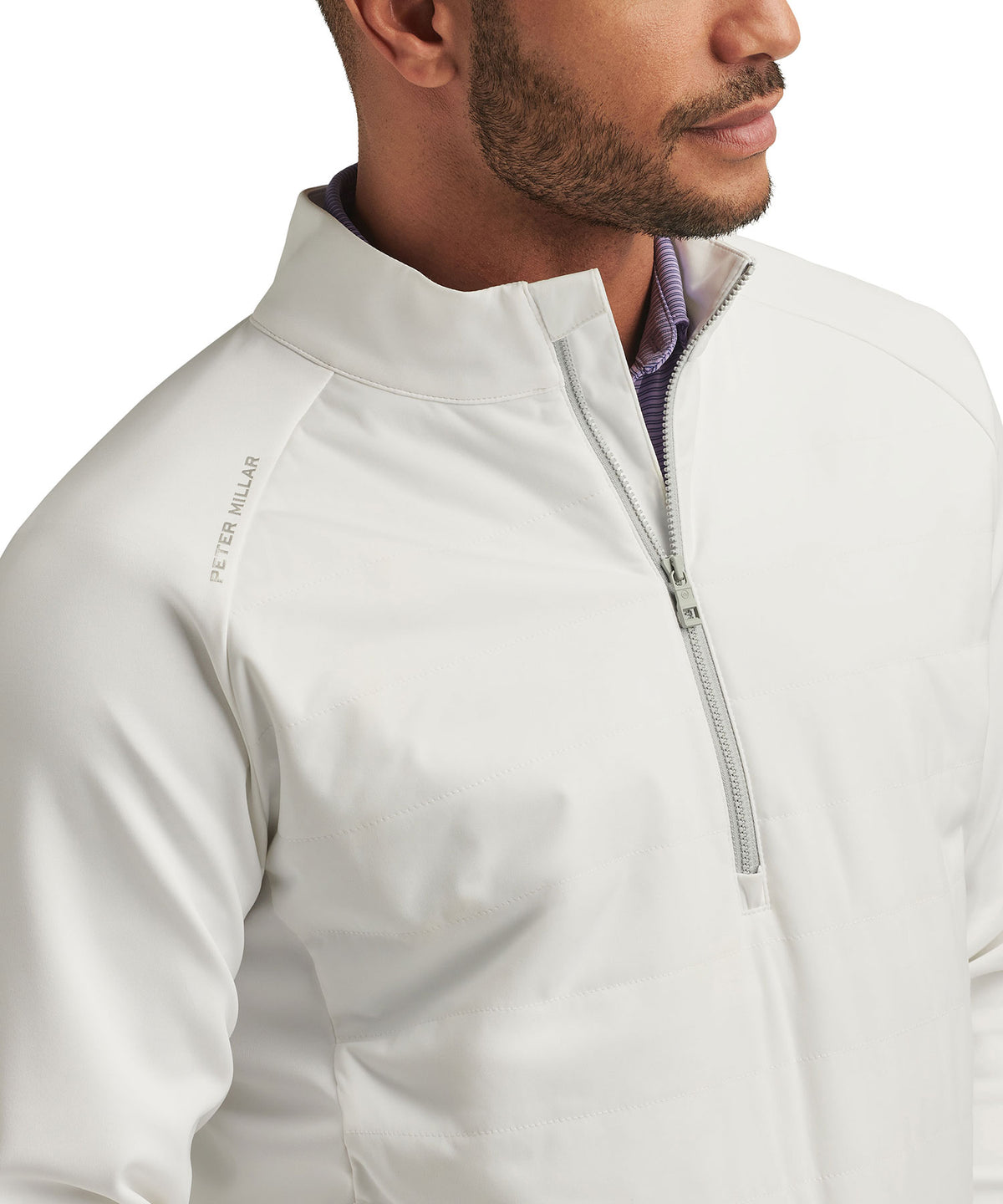 Peter Millar Weld Hybrid Half Zip Pullover, Men's Big & Tall