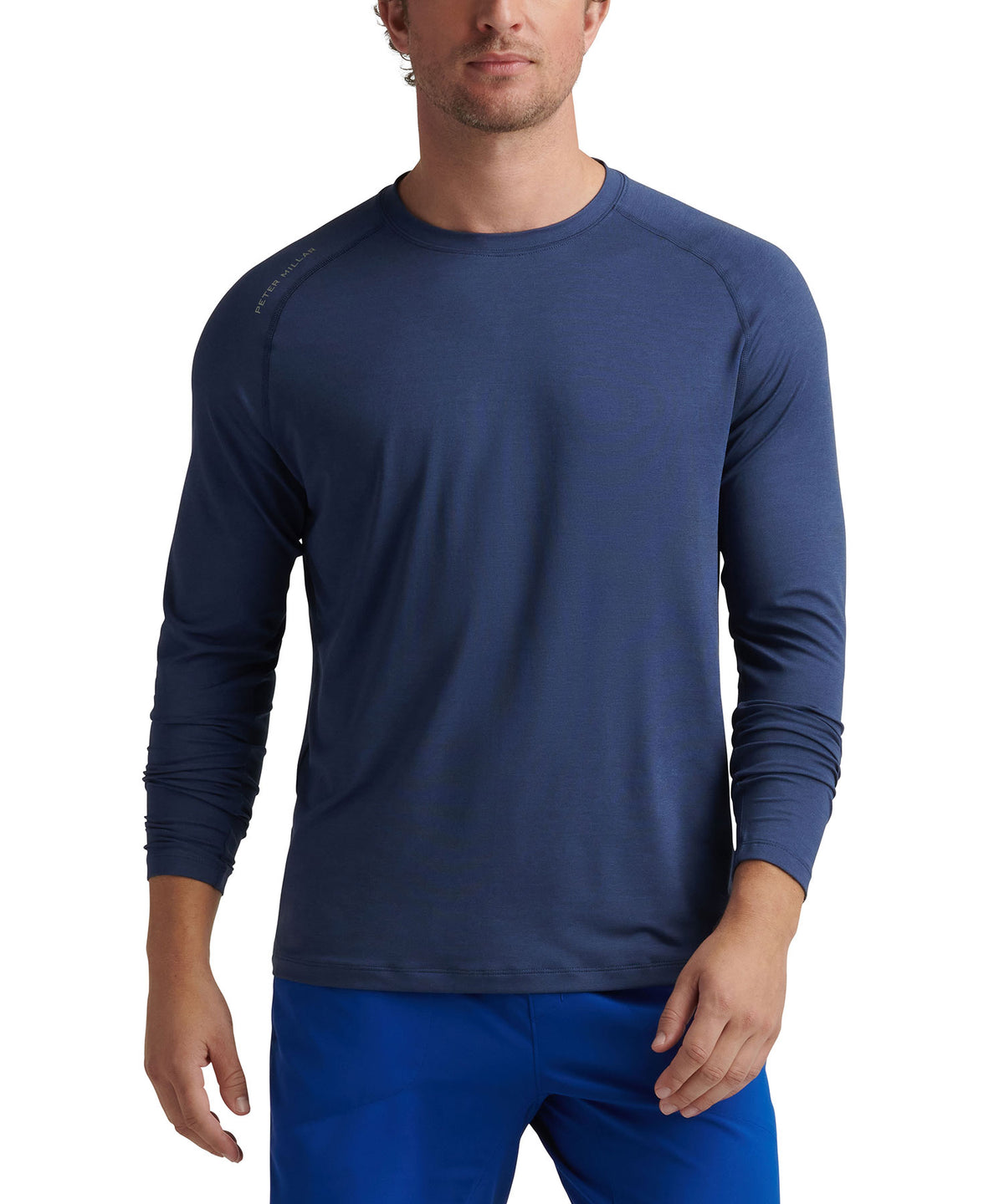 Peter Millar Long Sleeve Aurora T-Shirt, Men's Big & Tall