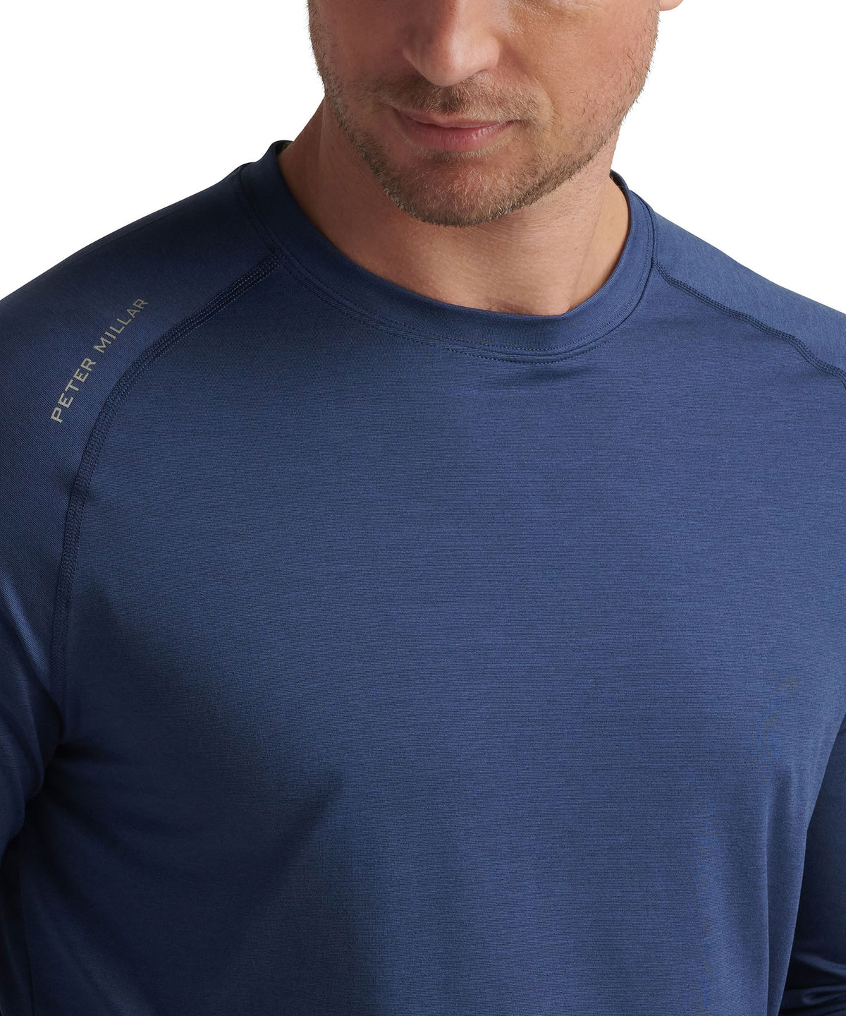 Peter Millar Long Sleeve Aurora T-Shirt, Men's Big & Tall