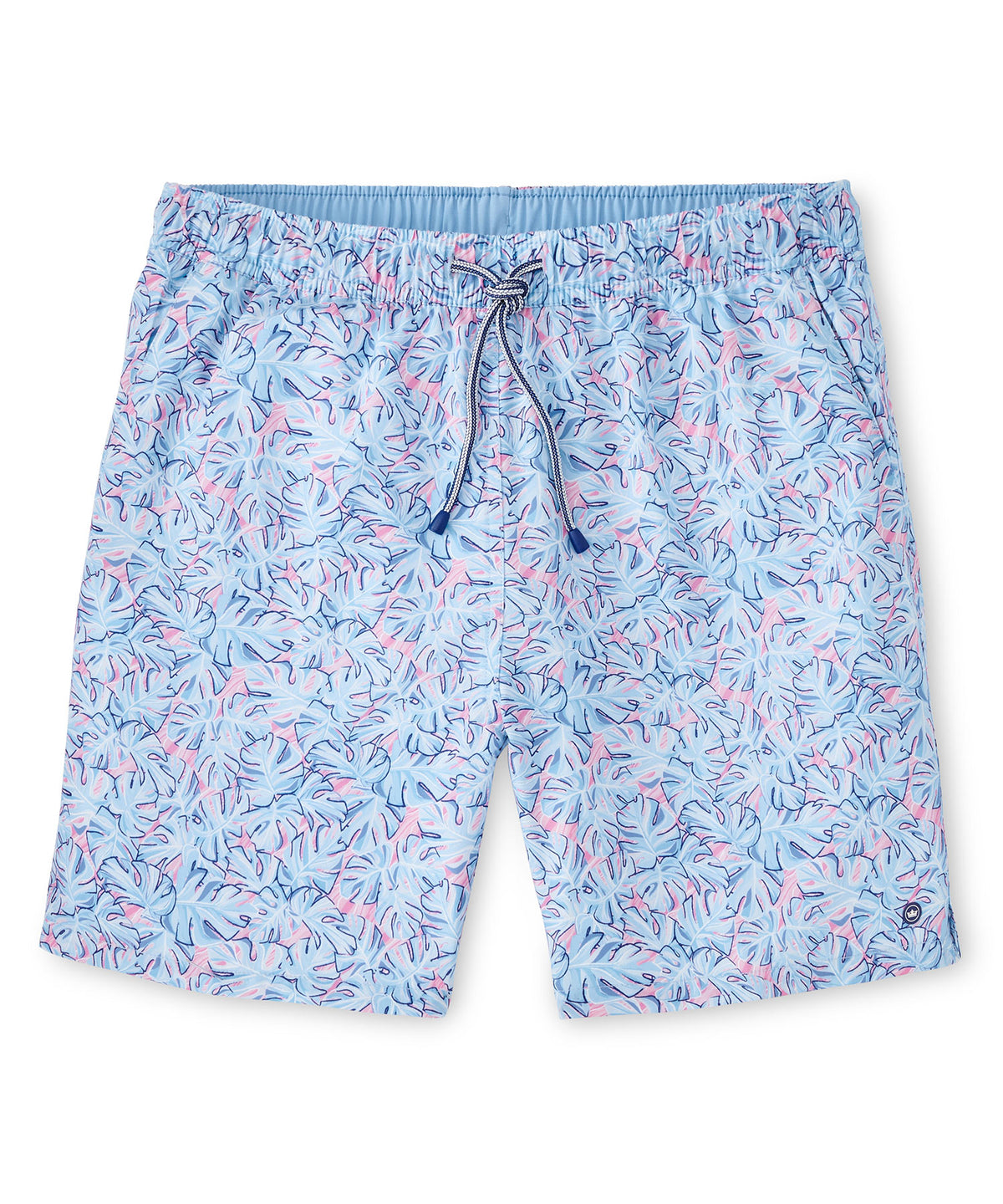 Peter Millar Summer Shade Printed Swim Trunk, Men's Big & Tall