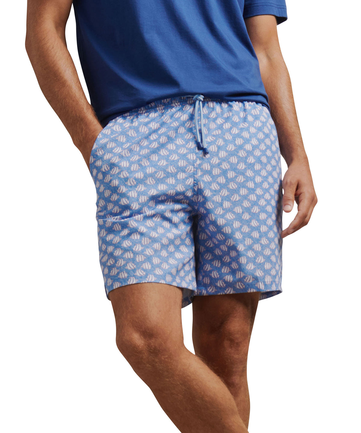 Peter Millar Seaway Printed Swim Trunk, Men's Big & Tall