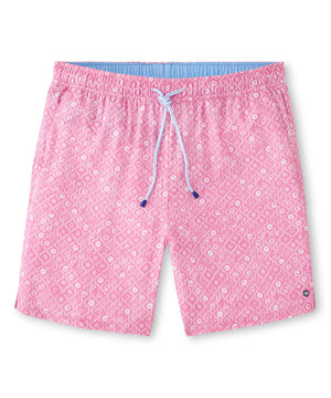 Peter Millar Golden Hour Printed Swim Trunk