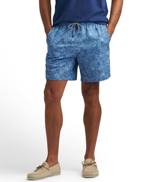 Peter Millar Mai Tai Printed Swim Trunk