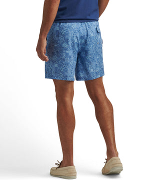 Peter Millar Mai Tai Printed Swim Trunk