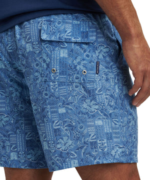 Peter Millar Mai Tai Printed Swim Trunk