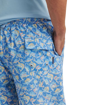 Peter Millar Tackle The Day Printed Swim Trunk