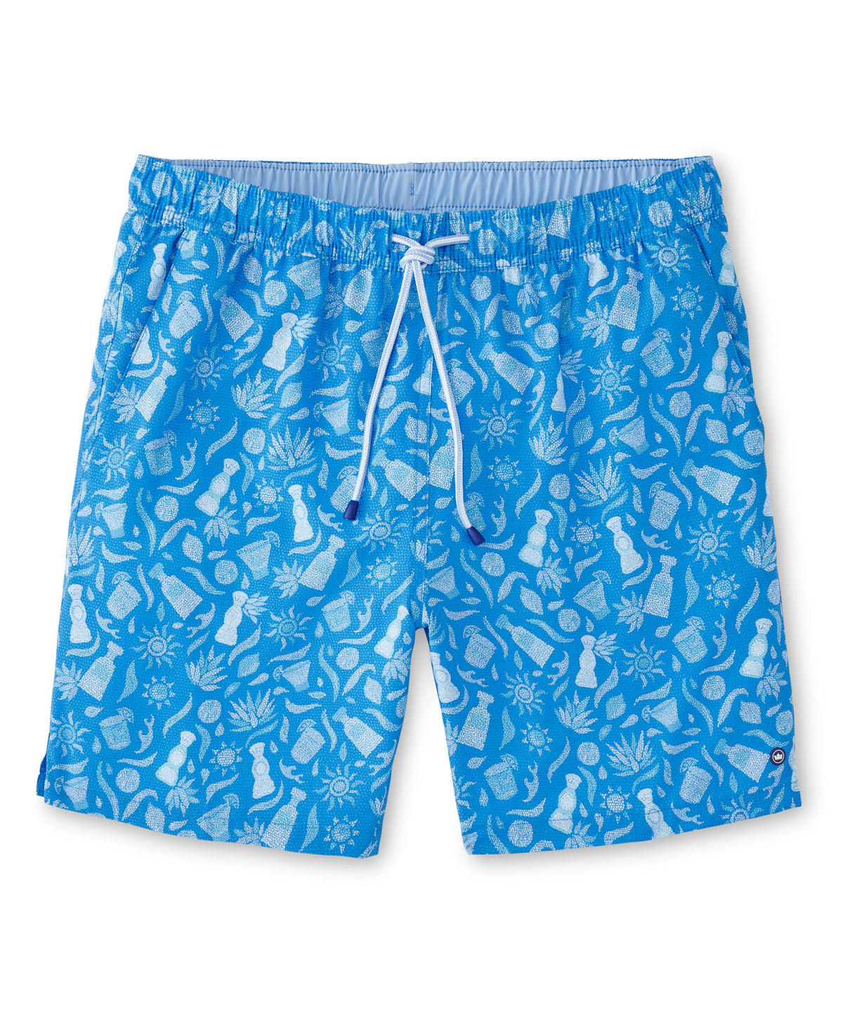 Peter Millar Saltwater Printed Swim Trunk, Men's Big & Tall