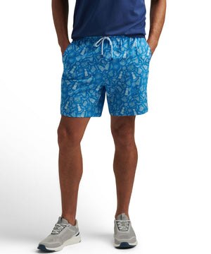 Peter Millar Saltwater Printed Swim Trunk