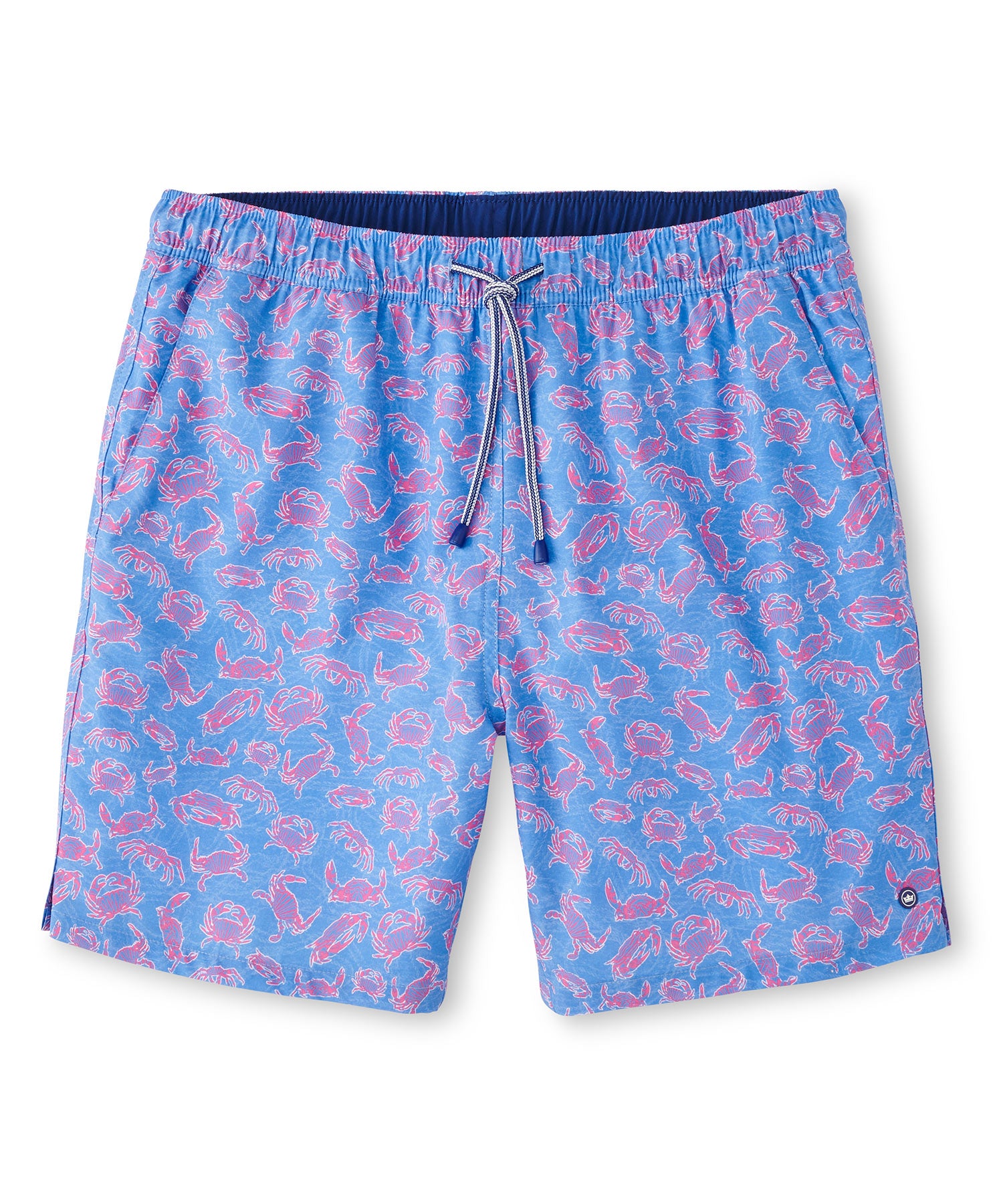 Peter Millar Crab Walk Printed Swim Trunk