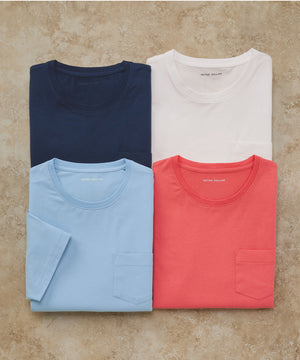 Peter Millar Short Sleeve Lava Wash Pocket T-Shirt