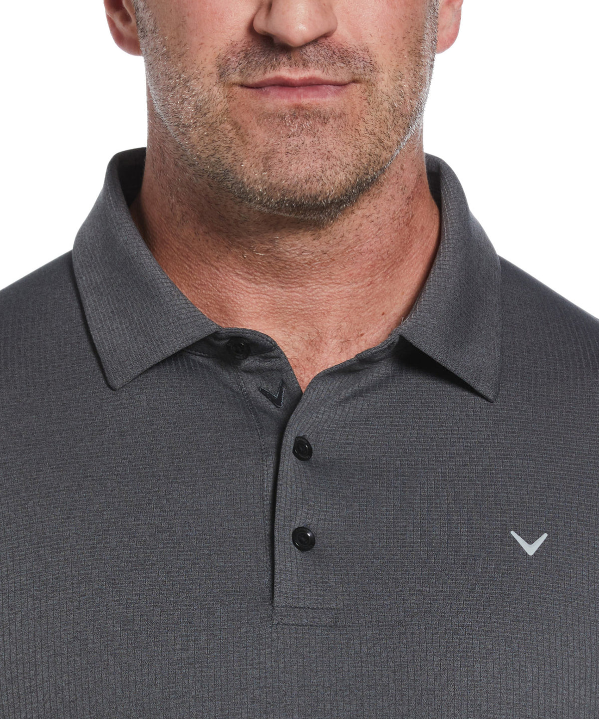 Callaway Classic Jacquard Polo Knit Shirt, Men's Big & Tall