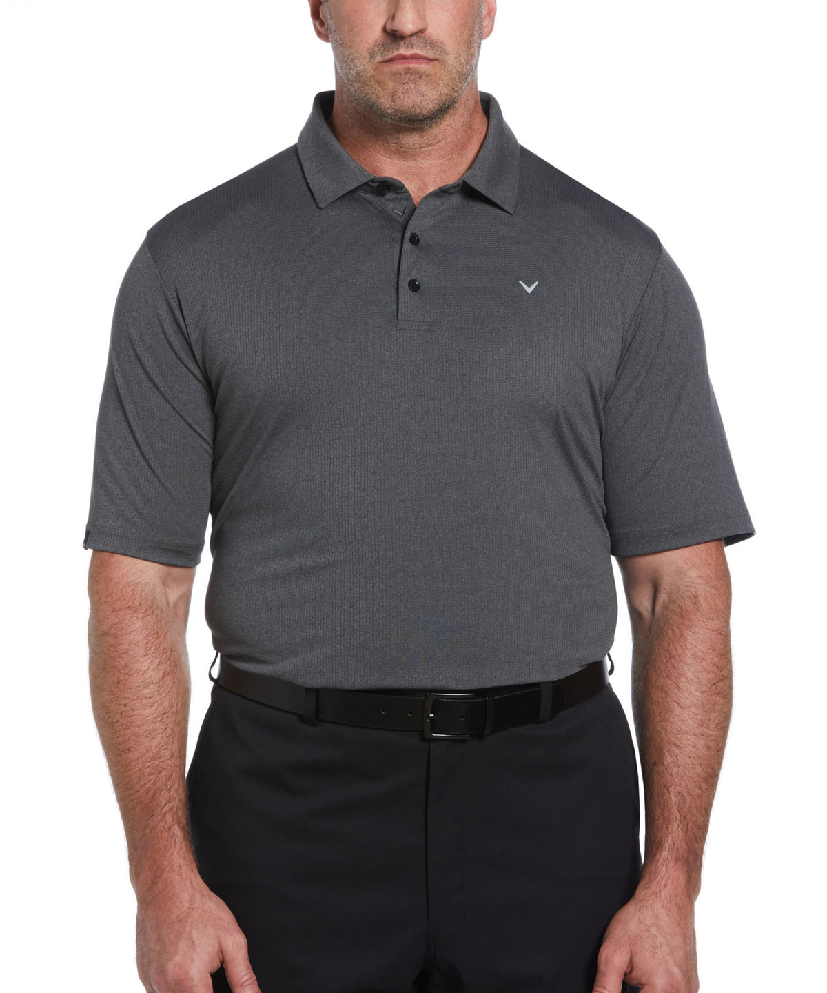 Callaway Classic Jacquard Polo Knit Shirt, Men's Big & Tall