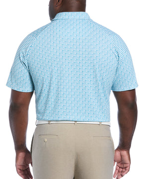 Callaway 18th Hole Print Polo Knit Shirt