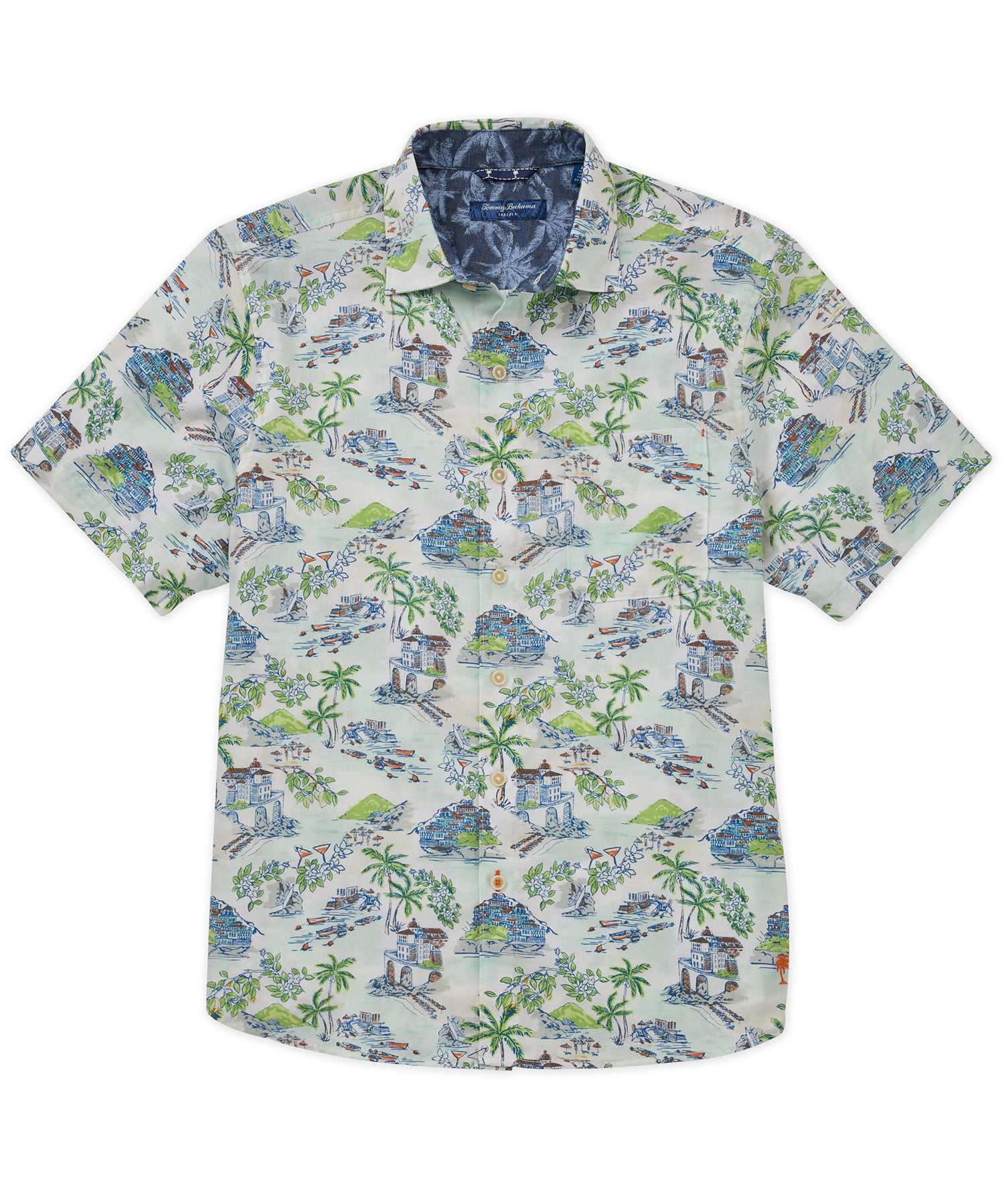 Tommy Bahama Short Sleeve Tortola Paradise Isle Sport Shirt