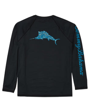 Tommy Bahama Long Sleeve Chill Time Surf Crew Neck T-Shirt