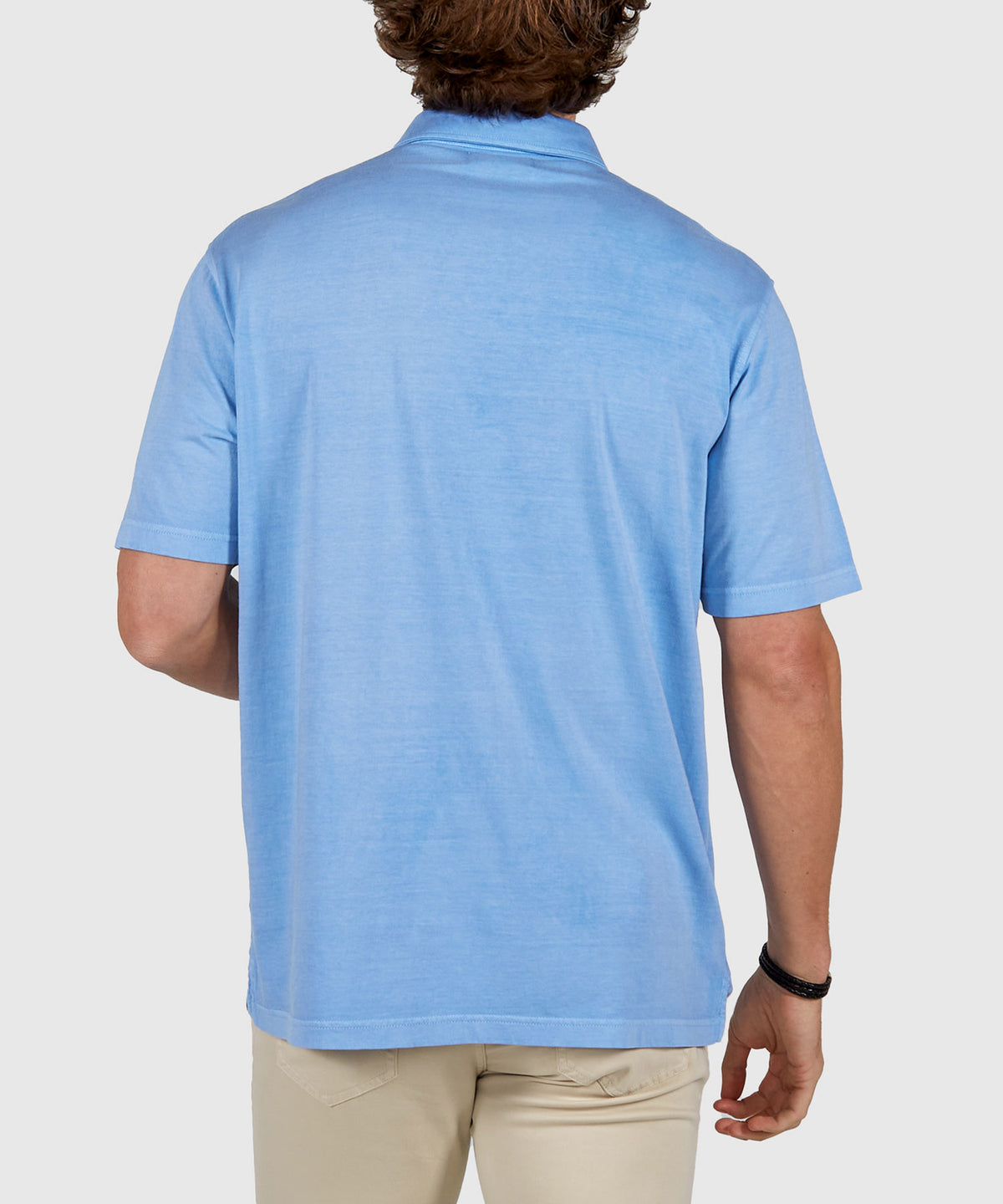 Westport Lifestyle Sunwashed Short Sleeve Polo, Men's Big & Tall