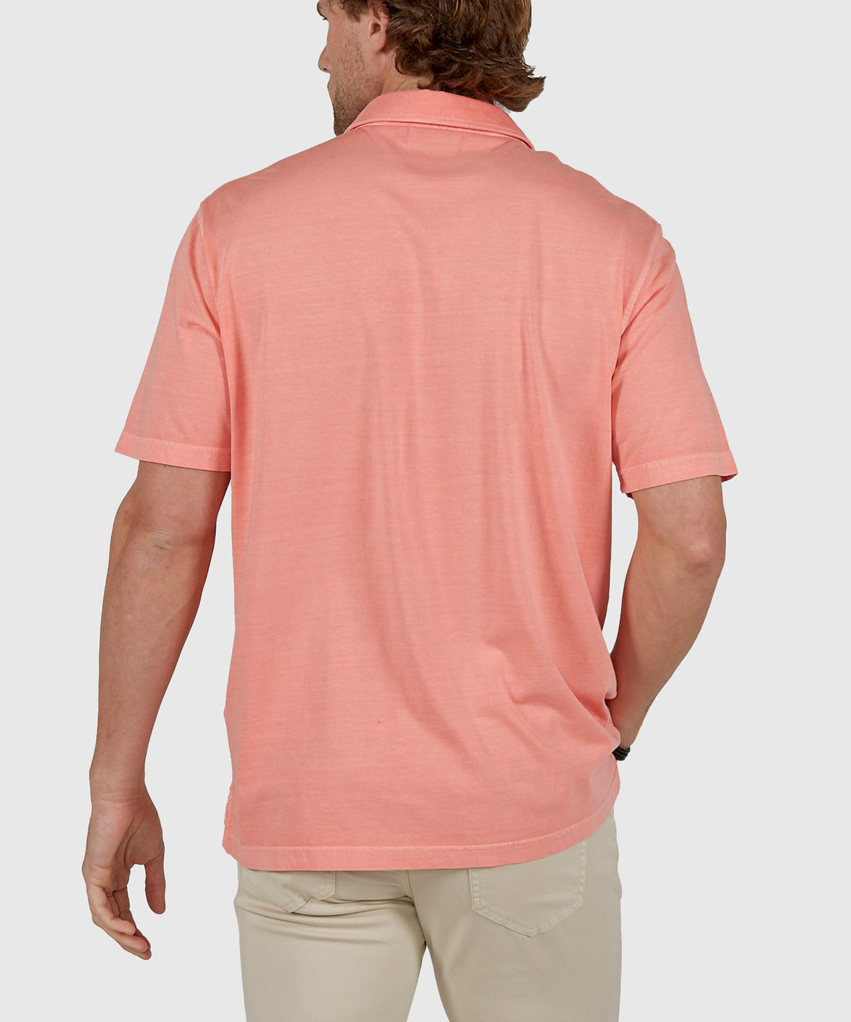 Westport Lifestyle Sunwashed Short Sleeve Polo, Men's Big & Tall