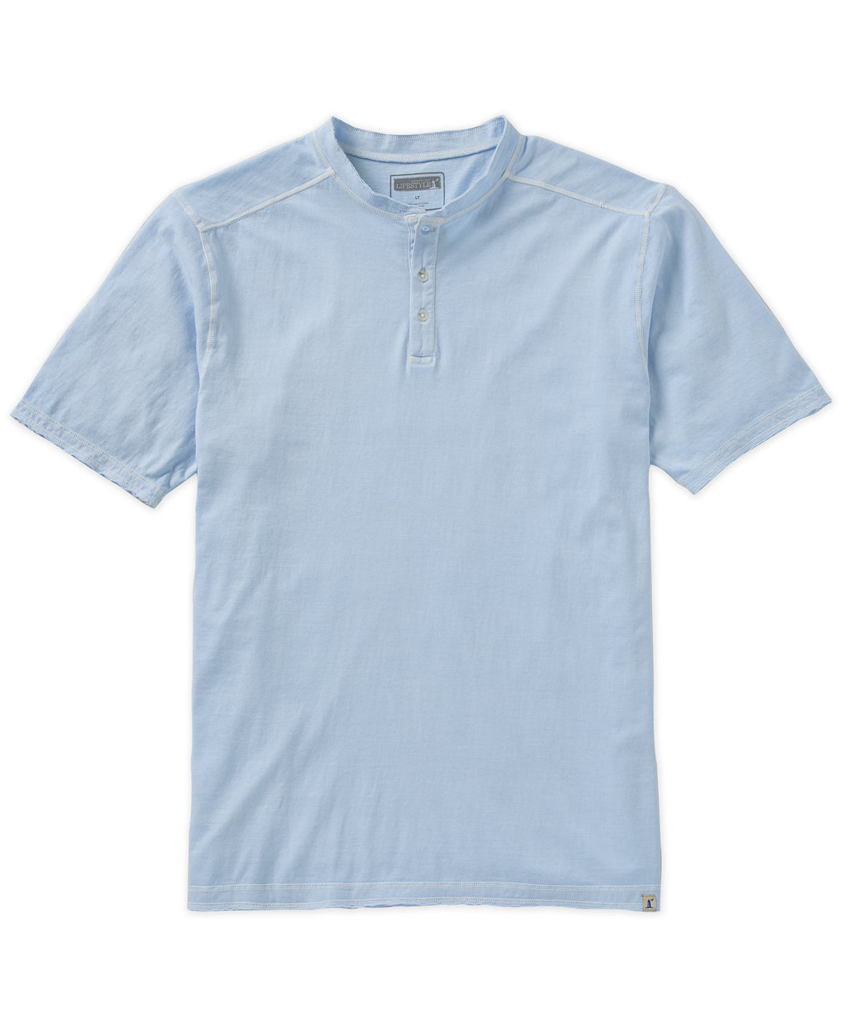 Westport Lifestyle Sunwashed Short Sleeve Henley, Men's Big & Tall