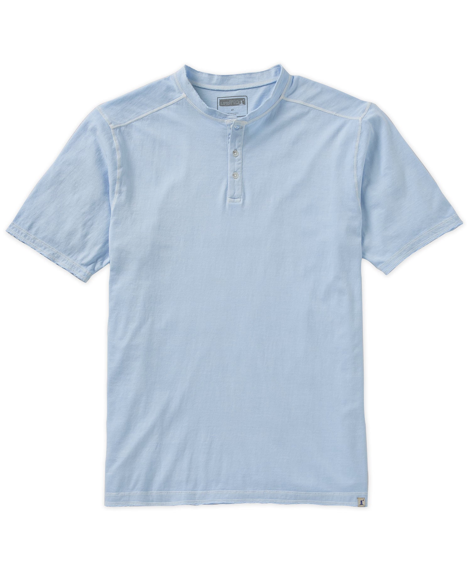 Westport Lifestyle Sunwashed Short Sleeve Henley