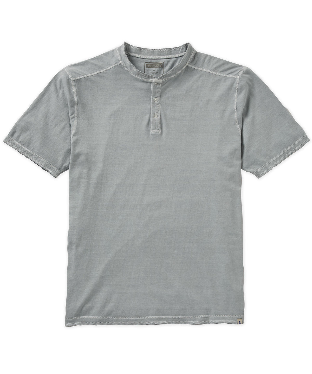 Westport Lifestyle Sunwashed Short Sleeve Henley, Men's Big & Tall