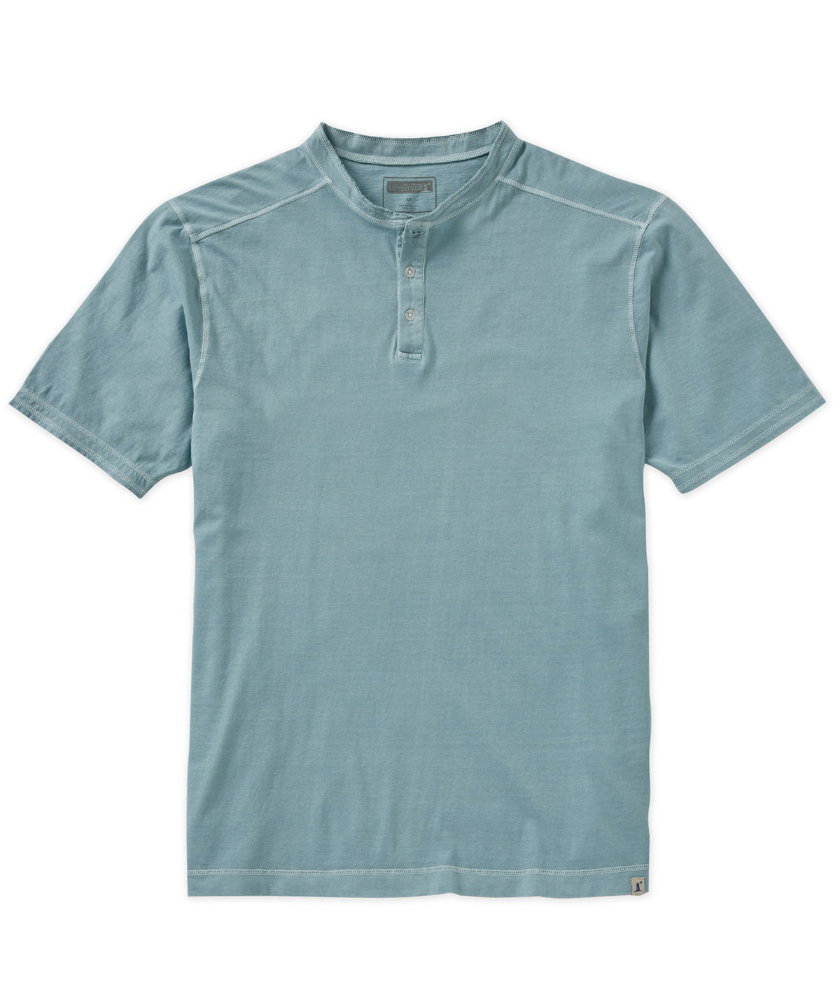 Westport Lifestyle Sunwashed Short Sleeve Henley, Men's Big & Tall