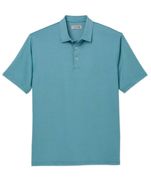 Westport Lifestyle Short Sleeve Performance Stripe Polo Knit Shirt